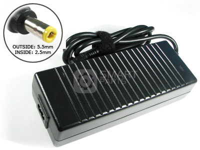 C4 - AC Power Adapter for Compaq - Presario - 2155AD Laptop (6.3A, 5.5x2.5Tip, 19V, 120W)