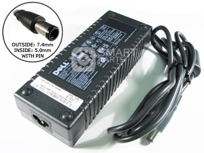 D5 - GENUINE DELL  AC Power Adapter for Dell - Precision - m4400 Laptop (6.7A, 7.4x5.0 w/pinTip, 19.5V, 130W)