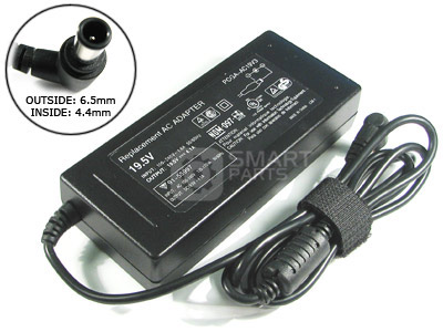 S3 - AC Power Adapter for Sony - Vaio - VGN-FE590PB Laptop (4.7A, 6.5x4.4Tip, 19.5V, 92W)