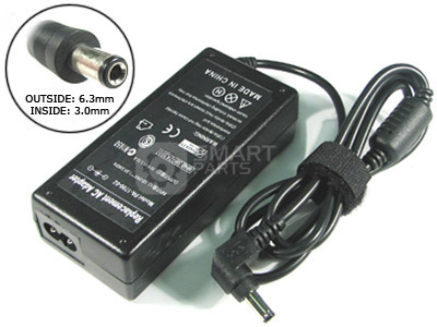 T2 - AC Power Adapter for Toshiba - Satellite Pro - 4320 Laptop (4A, 6.3x3.0Tip, 15V, 60W)