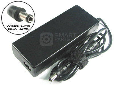 T4 - AC Power Adapter for Toshiba - Satellite - M100 Laptop (6A, 6.3x3.0Tip, 15V, 90W)