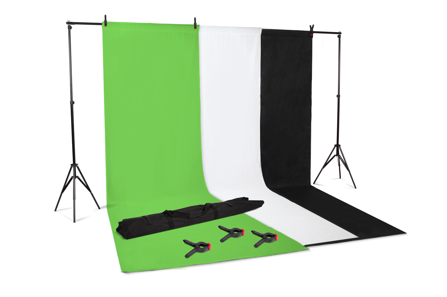 Kenley Professional Photo Studio Background Backdrop Stand Kit 3