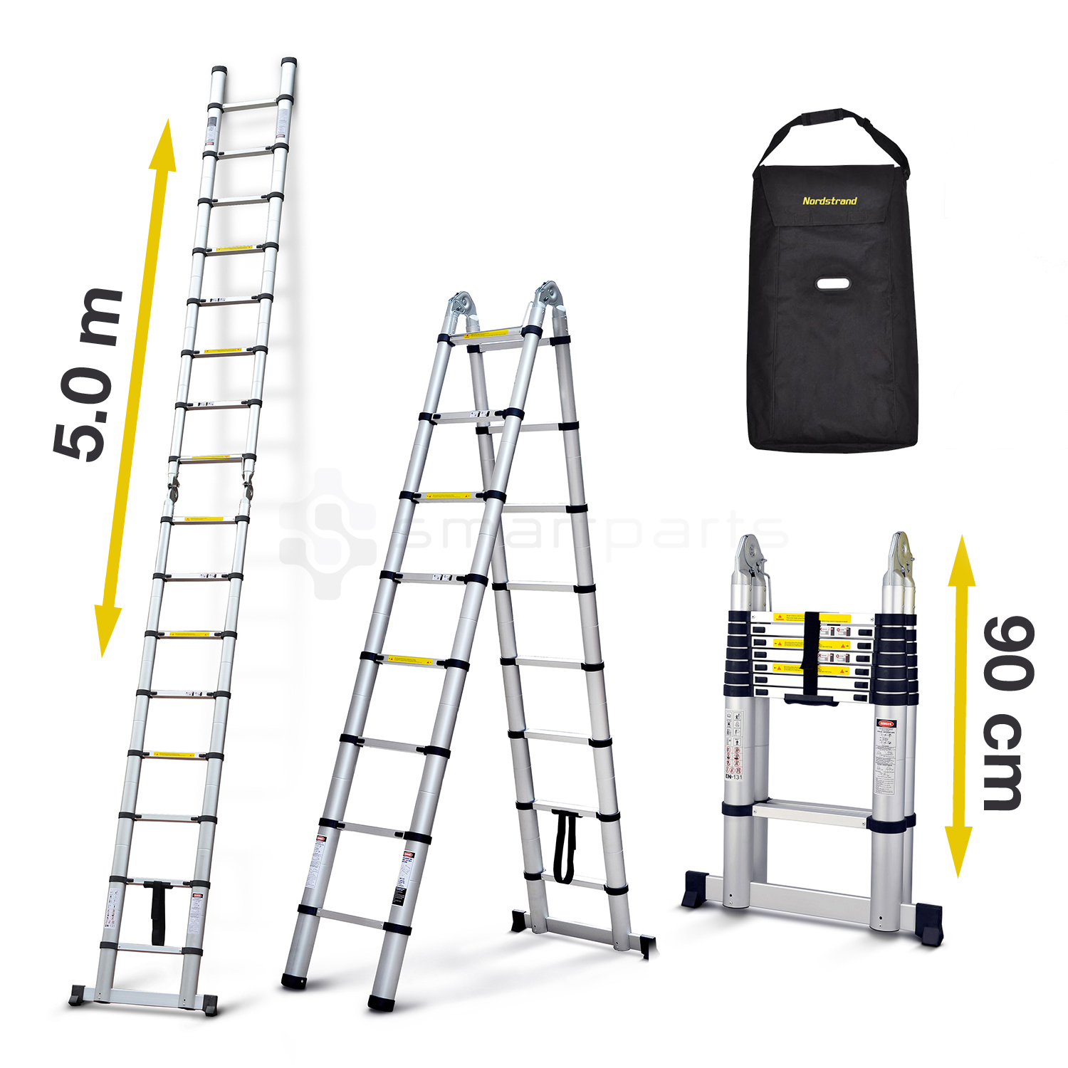 Telescopic ladder 5m Scaffolding & Ladders Mince His Words