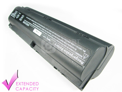 BC13E - High Capacity Battery for Compaq, HP Laptops (8800mA, Black, Li-ion, 10.8V)