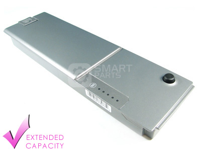 BD04E - High Capacity Battery for Dell Laptops (6600mA, Silver, Li-ion, 11.1V)
