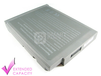 BD09E - High Capacity Battery for Dell Laptops (6600mA, Grey, Li-ion, 14.8V)