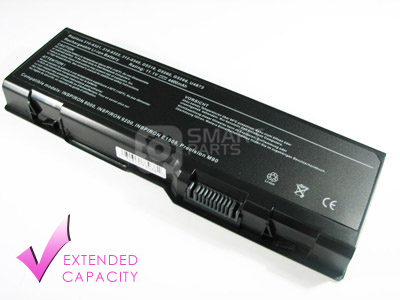 BD11E - High Capacity Battery for Dell Laptops (6600mA, Black, Li-ion, 11.1V)