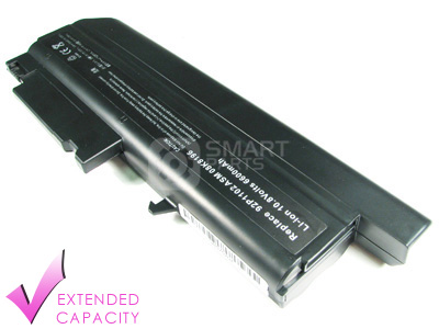 BI01E - High Capacity Battery for IBM - Thinkpad - T43 Laptop (6600mA, Black, Li-ion, 10.8V)