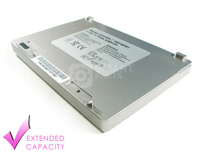 BS14E - High Capacity Battery for Sony - Vaio - VGN-U750P Laptop (4200mA, Silver, Li-ion, 11.1V)