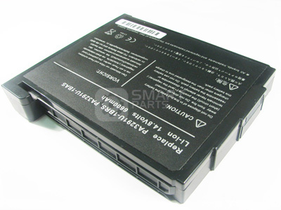 BT24 - Battery for Toshiba - Satellite - P20-832 Laptop (6600mA, Black, Li-ion, 14.8V)