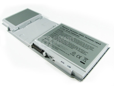 BT60 - Battery for Toshiba - Portege - R200 Laptop (3600mA, Silver, Li-ion, 10.8V)
